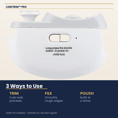 LumiTrim™ Pro Nail System -Baby and Adult Nail Clipper